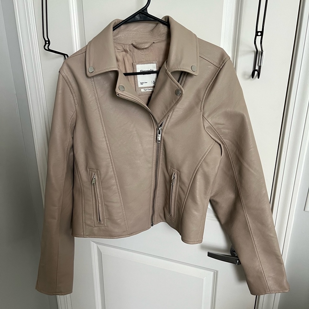 Abercrombie Vegan Leather Jacket